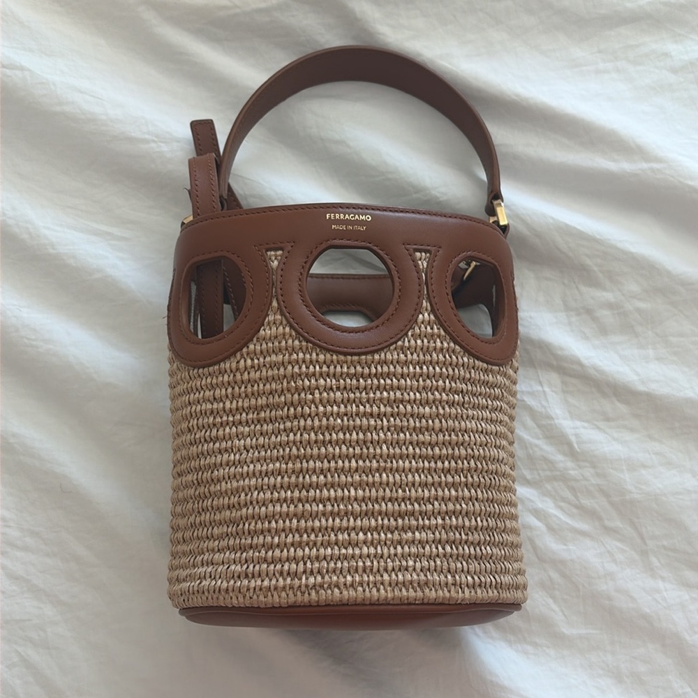 Salvatore Ferragamo Gancini Bucket Bag - Picture 2 of 9